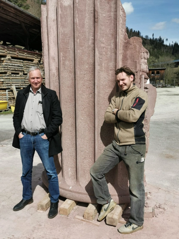 Steinwerkmetze Reiser mit Didyma