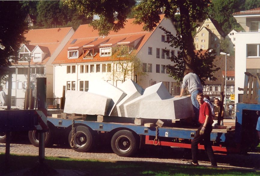 Stufen Transport und Aufbau in Calw