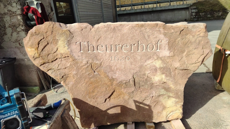 Theurerhof 1620 Denkmalstein